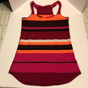 Lululemon Athletica yoga/ workout striped top